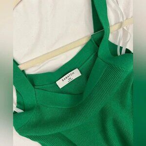 Green Aritzia Babaton Chase Dress Knit tank midi dress XXS / 2XS